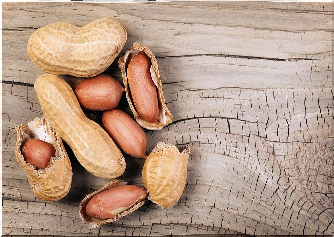 Peanuts are rich in protein.