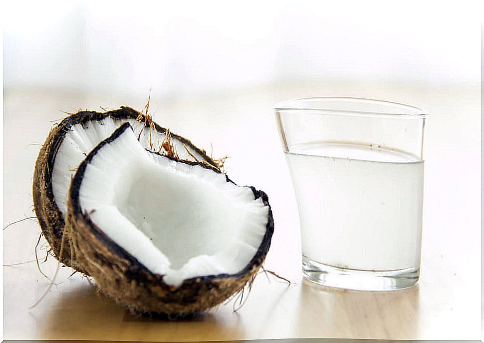 Coconut water.