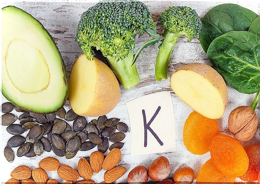 Foods rich in vitamin K that support healing.