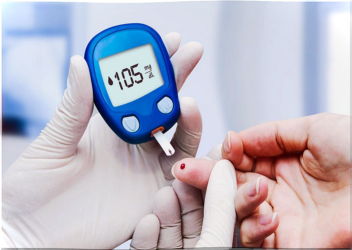 Blood glucose measurement in diabulimia.