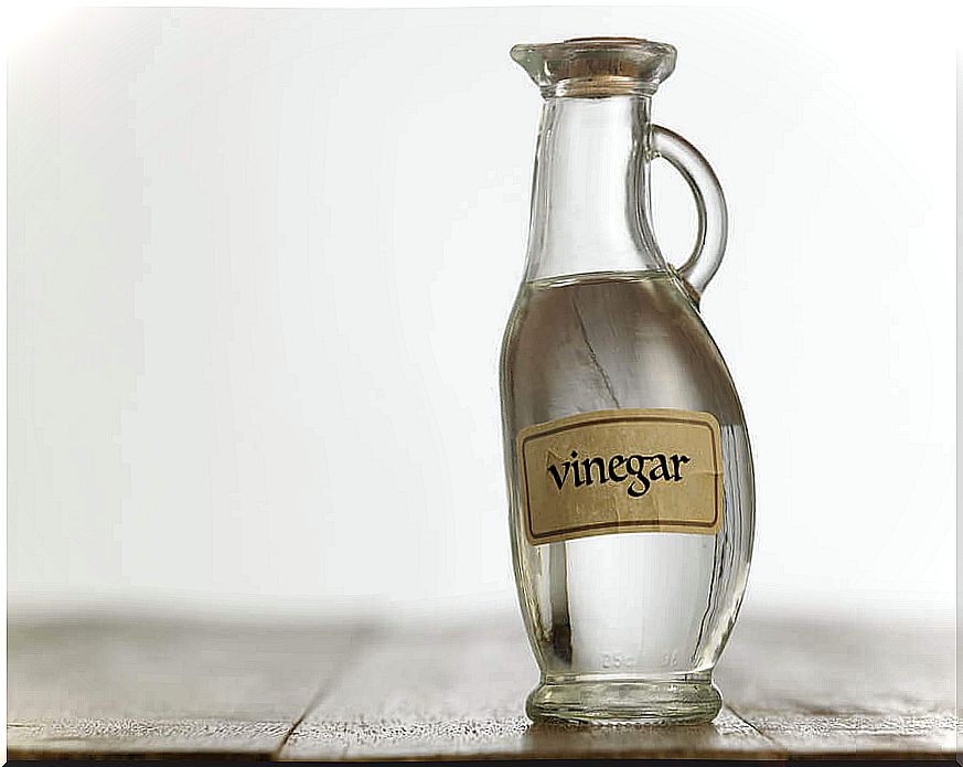 White vinegar.