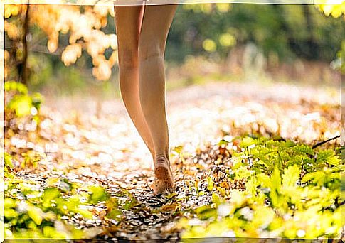 Woman walking